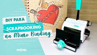 Diy para Scrapbooking na Mimo Binding  Live Mimo Crafts [upl. by Adnaral]