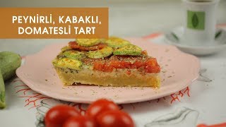 Peynirli Kabaklı Domatesli Tart [upl. by Inalaehak]