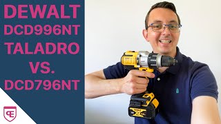 🧰 ¿Como es el Taladro DEWALT DCD996 NT vs DCD796 NT a Batería [upl. by Filippo]