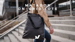 A Packable Tote In Your Pocket  The Matador OnGrid Tote [upl. by Warder]