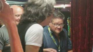 Paul Stanley Talking to Lydia Criss Bob Kulick Big John Harte on KISS KRUISE VII [upl. by Oralie]