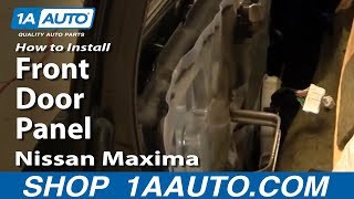 How To Remove Front Door Panel 0003 Nissan Maxima [upl. by Aihsel]