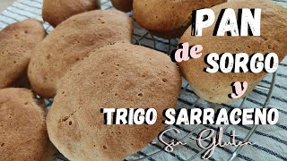 PAN SIN GLUTEN de SORGO y TRIGO SARRACENO [upl. by Sosthina]