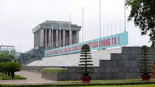 Ho Chi Minh’s Mausoleum In Hanoi [upl. by Varien]