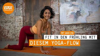 Rundum fit mit diesem YogaFlow  yogamitsaralyn  DAKGesundheit [upl. by Nadabus532]