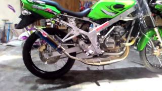 Ninja R knalpot R9 stenlis [upl. by Aciraj]