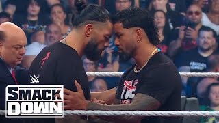 Roman Reigns and Jey Uso to Enter Tribal Combat  WWE SmackDown Highlights 72123  WWE on USA [upl. by Blackwell]