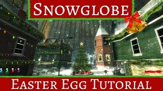 Custom Christmas Zombie Maps ✬ quotSnowglobequot EASTER EGG TUTORIAL [upl. by Drehcir]