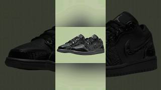 AIR JORDAN 1 LOW “BLACK CROC” RELEASES FALL 2024 [upl. by Anaz253]