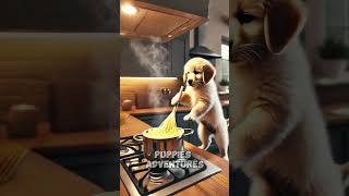 Pasta Chaos The Puppy’s Quest 🍝🐾 [upl. by Neelehtak29]