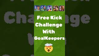 Can Goalkeepers Score Free Kick Challenge ⚽🥅🔥shorts [upl. by Lleon]