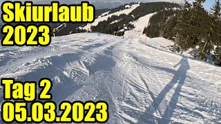 Skiurlaub 2023  05032023  Tag 2  Computer 46 4K [upl. by Areip252]