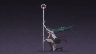 Sailor Moon Crystal  Act38  Sailor Pluto  quotDark Dome Closequot HD [upl. by Nylodnarb]