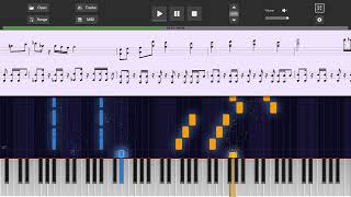 MEGALOVANIA Piano MIDI Tutorial HARD Undertale [upl. by Yeliw]