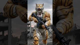 Cat  Tiger Animal Fusion Hybrids ai animalfusion shorts trending viralshorts trendingshorts [upl. by Inaej]