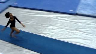 Courtney Kupets Pink Invitational Xcel Bronze Vault [upl. by Heuser]