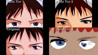 Evangelion Opening Paint Versions [upl. by Oiziruam]