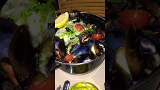 The Best Moules MarinièresSailorStyle Mussels Moules fritesChicken Kebab with Salad and Fries [upl. by Alodie961]