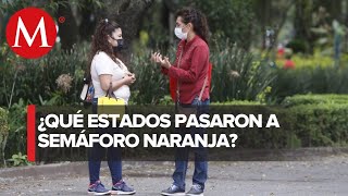 18 estados pasan a color naranja en el semáforo del coronavirus [upl. by Koran]