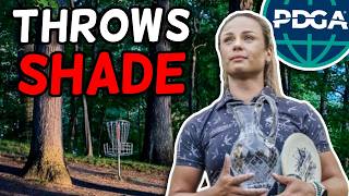 Kristin Tattar Throws Shade At The PDGA [upl. by Mloc]