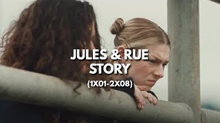 Rue amp Jules  Their Story  Part 2 ❣️ from Euphoria [upl. by Oivat374]