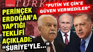 quotAK Parti Putin ve Çine güven vermediquot  Dr Doğu Perinçek [upl. by Ioved907]