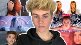 Reacting To ALL Of Mackenzie Zieglers Songs amp Covers MUST WATCH Best Reaction 2018 [upl. by Glad]