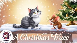 quotTom and Jerry A Christmas TrucequotChristmas episode English cartoon mariotoons English [upl. by Llerrod800]