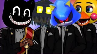 Metal Sonic amp Cartoon Cat amp FNAF amp House Head  Coffin Dance Astronomia COVER [upl. by Aliuqat]