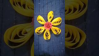 Easy paper craft DIY Paper Flower Making tricks 😱🔥How to make paper flower 🌼🌸shorts [upl. by Trebma152]