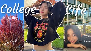 자막🇺🇸First Week of College VLOG🍁 Fall Quarter in Bellevue📍WA 미국 대학생 가을 쿼터 브이로그🍂 [upl. by Layol832]