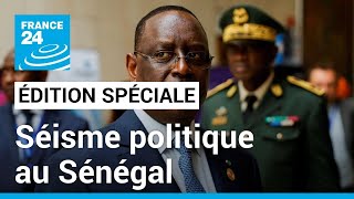 Sénégal  le report de la présidentielle par Macky Sall quotun séisme politiquequot • FRANCE 24 [upl. by Anastas]