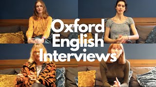 Oxford University English Interviews [upl. by Yenolem368]