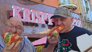 Krispy Pizza in Dyker Heights Brooklyn [upl. by Marjie]