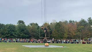 Pumpkin Drop at Damariscotta Pumpkinfest [upl. by Massimiliano]