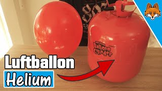 Luftballon mit Helium füllen  einfache Anleitung 🎈✅ [upl. by Zeuqcaj]