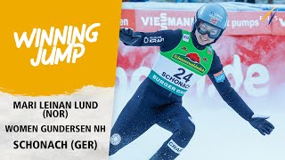 Mari Leinan Lund on top yet again in Schonach  FIS Nordic Combined World Cup 2324 [upl. by Hotchkiss]