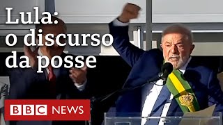 A íntegra do discurso de Lula diante do Planalto [upl. by Tryck129]