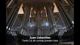 Juan Cabanilles Tiento I6 de contras primer tono [upl. by Eitsyrhc527]