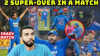 IND VS AFG DOUBLE SUPER OVER 😳😳 ROHIT SHARMA NABI FIGHT  SUPER OVER INDIA VS AFGHANISTAN [upl. by Ardeed307]