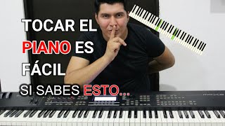 Como TOCAR el Piano Fácil Y Rápidamente EN 15MIN [upl. by Arihay]