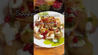 Navratri special  sweet potato chaat  Healthy  Chaat Recipes  fasting days Indian street foods [upl. by Evita]