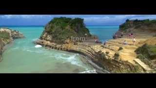 Canal dAmour Sidari Corfu island Greece  Toula Apartments HD [upl. by Lowrance151]