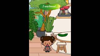 Toca Boca  cucumber song I was bored 😂🥒 [upl. by Lerim]