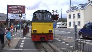 welsh higland porthmadog road crossing 24 aug 2011 [upl. by Cleary]