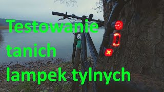 Testowanie tanich tylnych lampek rowerowych Specter Enfitnix Newboler Czy warto je mieć [upl. by Anasiul]