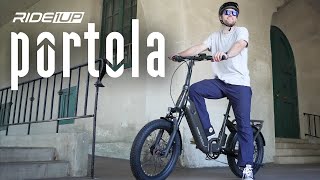 Portola Folding Ebike  Ride1Up [upl. by Htebzil]