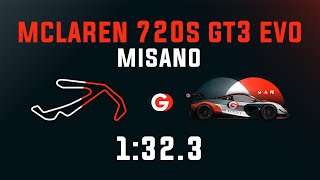 Misano 1323  Mclaren 720S GT3 EVO  GO Setups  ACC 193 [upl. by Vicky]