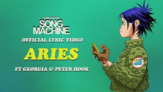 Gorillaz  Aries ft Peter Hook amp Georgia Official Lyric Video [upl. by Snoddy326]