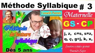 Méthode syllabique  Apprendre à lire en Maternelle  CP  3 [upl. by Bosch]